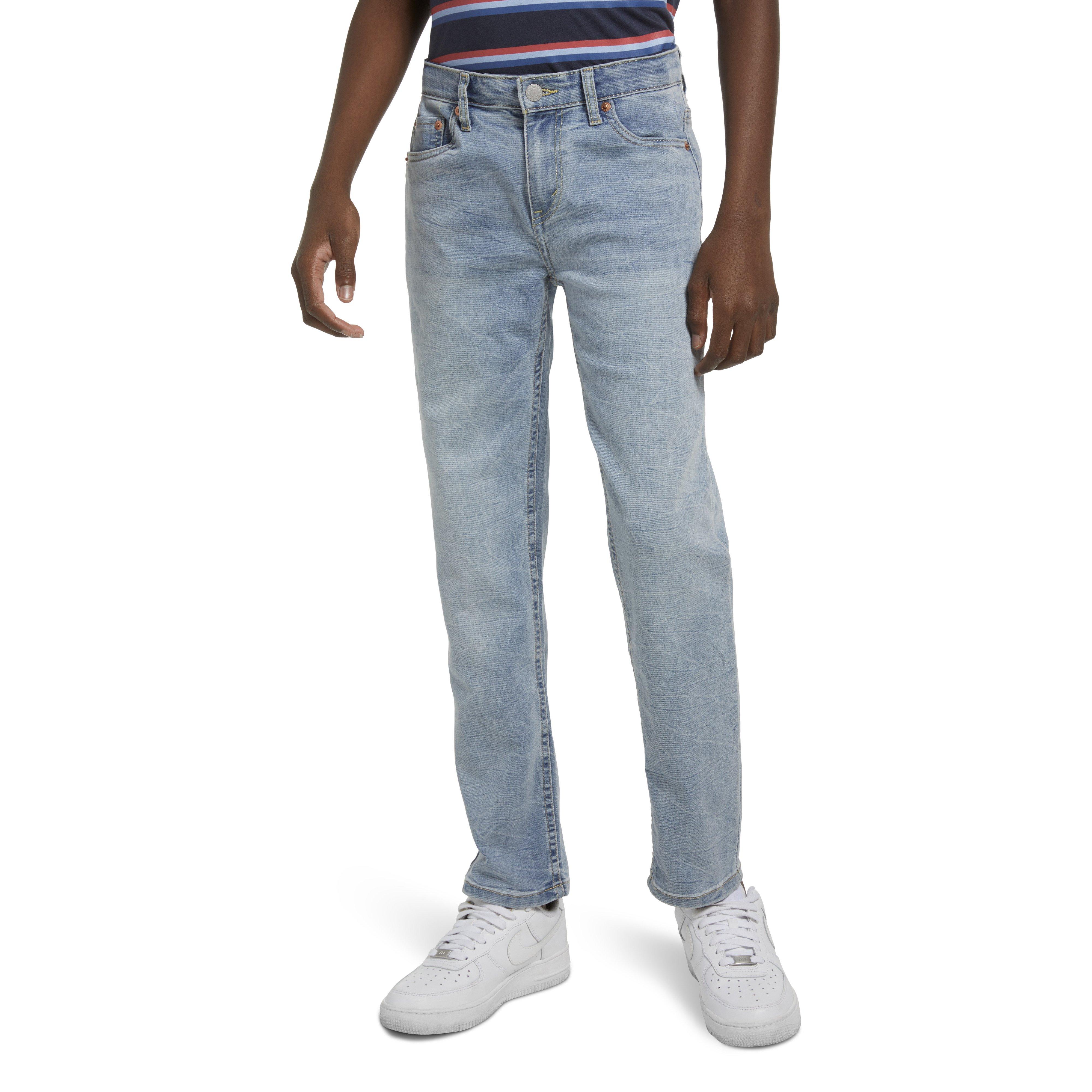 Levi's Big Boys' 502 Strong Performance Tapered Fit Lt Wash Lt Blue Denim Jeans - LT WASH BLUE